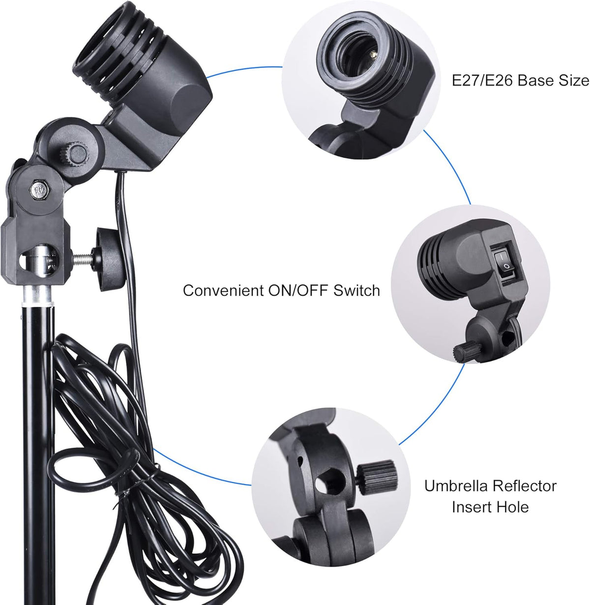 1575W 5500K Photo Video Studio Continuous Reflector Lights K505