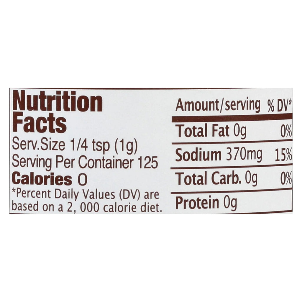 Sea Salt, 125 Gram O158