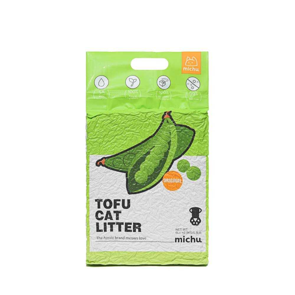 Natural Clumping Tofu Cat Litter 5.5lb R756
