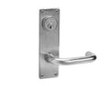 Satin Bronze Mortise Hotel Lever Lockset X594