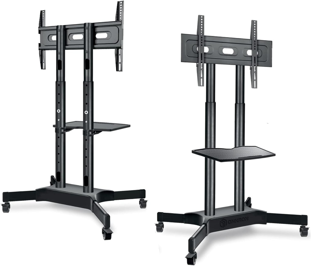 Mobile TV Stand for 40 to 65 Inch TV Screens with Wheels W880