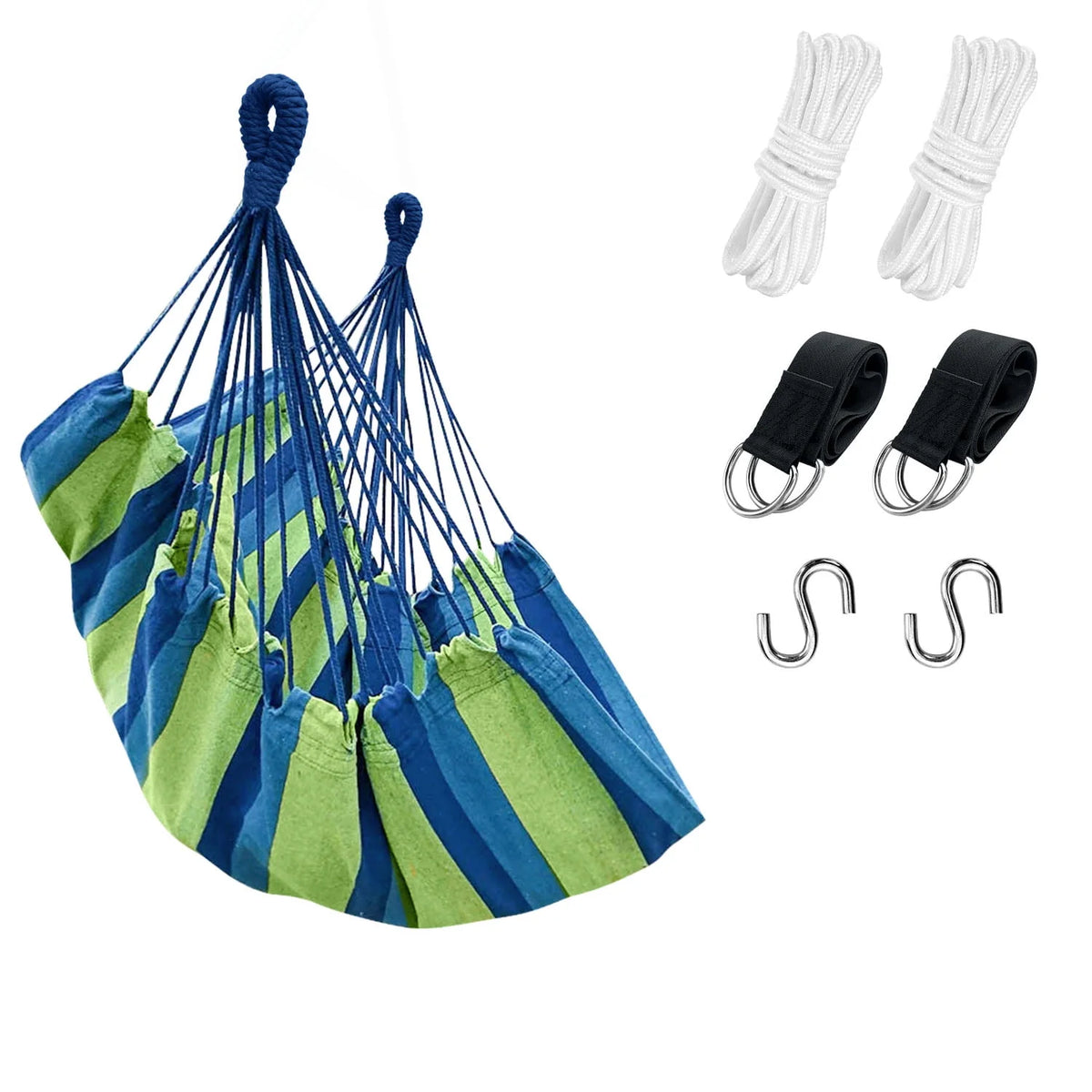 Hammock Chair with Pocket, Max 300 lbs, Dark Gray J740