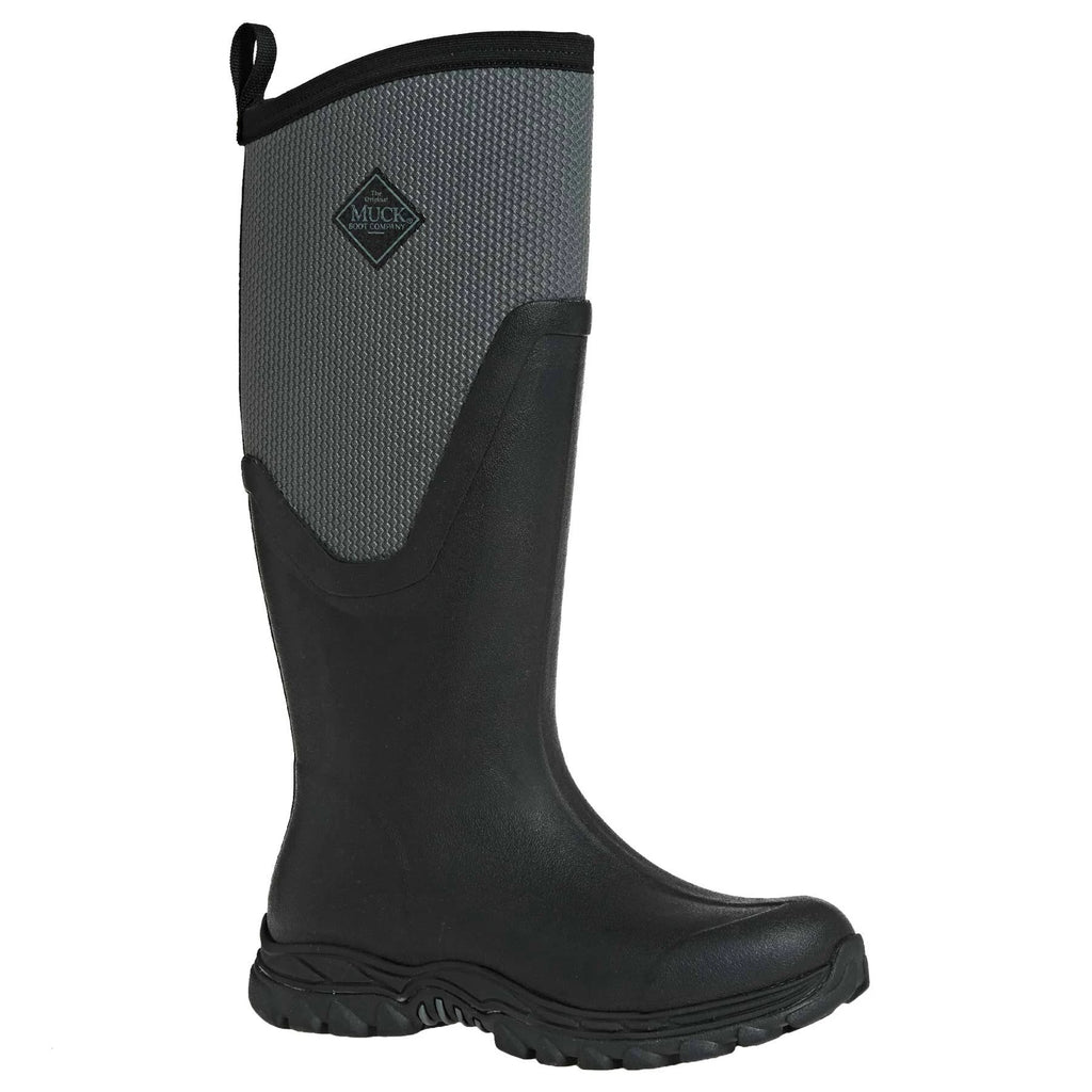 Grey Tall Work Boots O5484