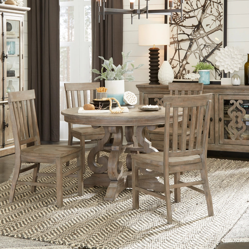 Dove Tail Grey Round Dining Table M7826