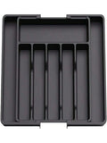 Expandable Black Silverware Utensil Organizer J5616