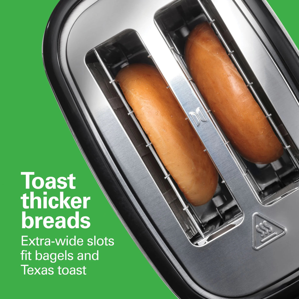 2 Slice Toaster with Toast Boost, Black with Stainless Steel Accents N6214