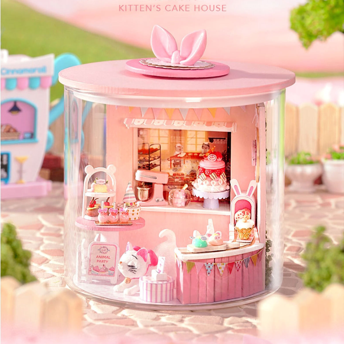 Witch's Room Miniature Dollhouse Kit with LED G21231