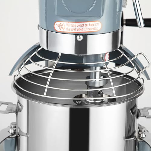 450W 10QT 3-Speed Stainless Steel Commercial Food Mixer V69764