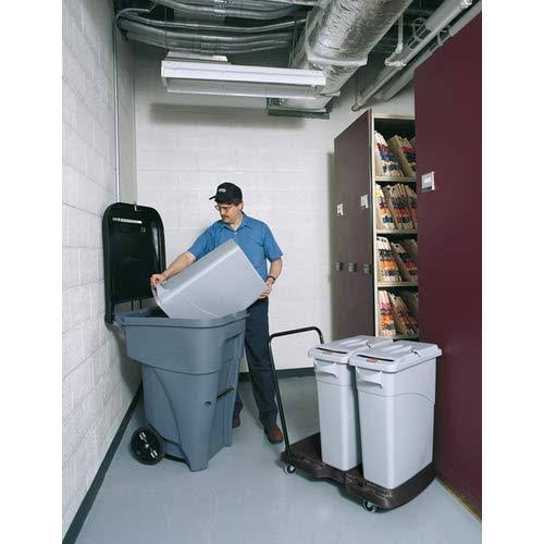 65 gal Blue Rectangular Trash Can G609