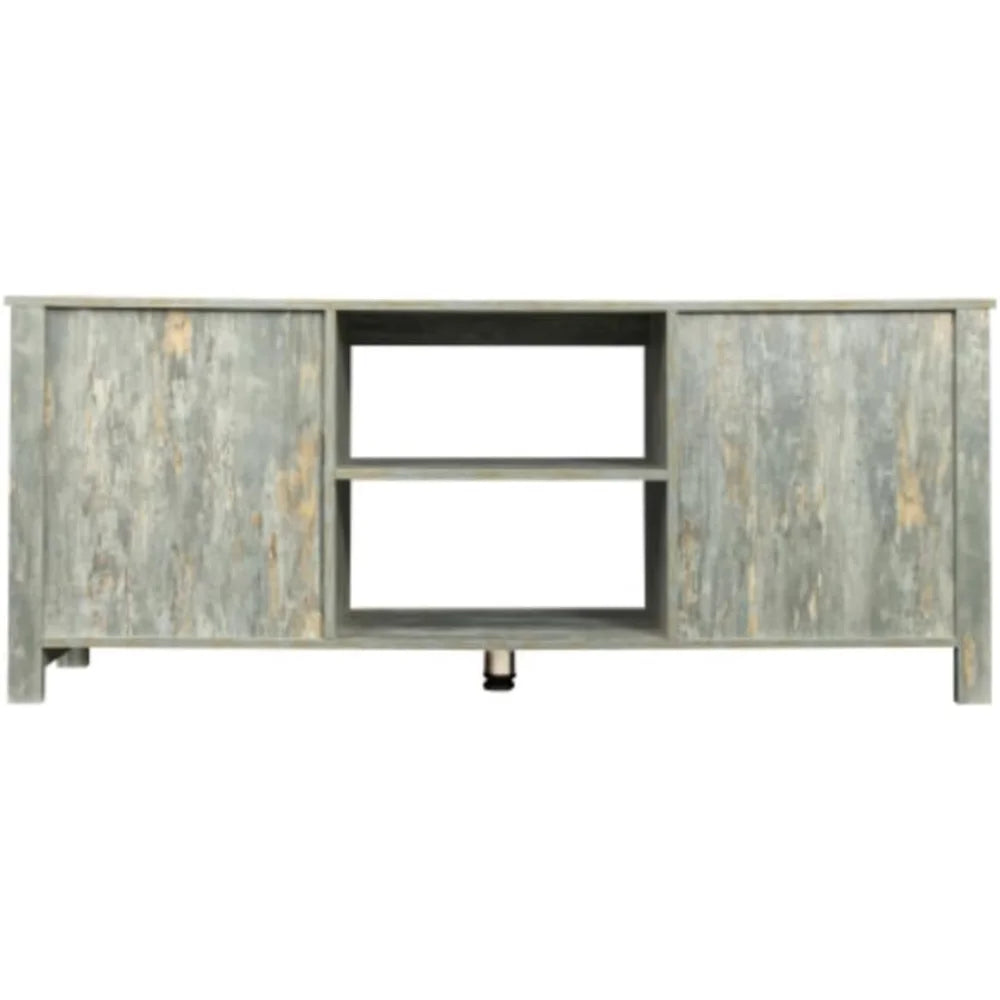 TV Station Furniture with 4 Storage Compartments and 1 Storage Cabinet Q31354