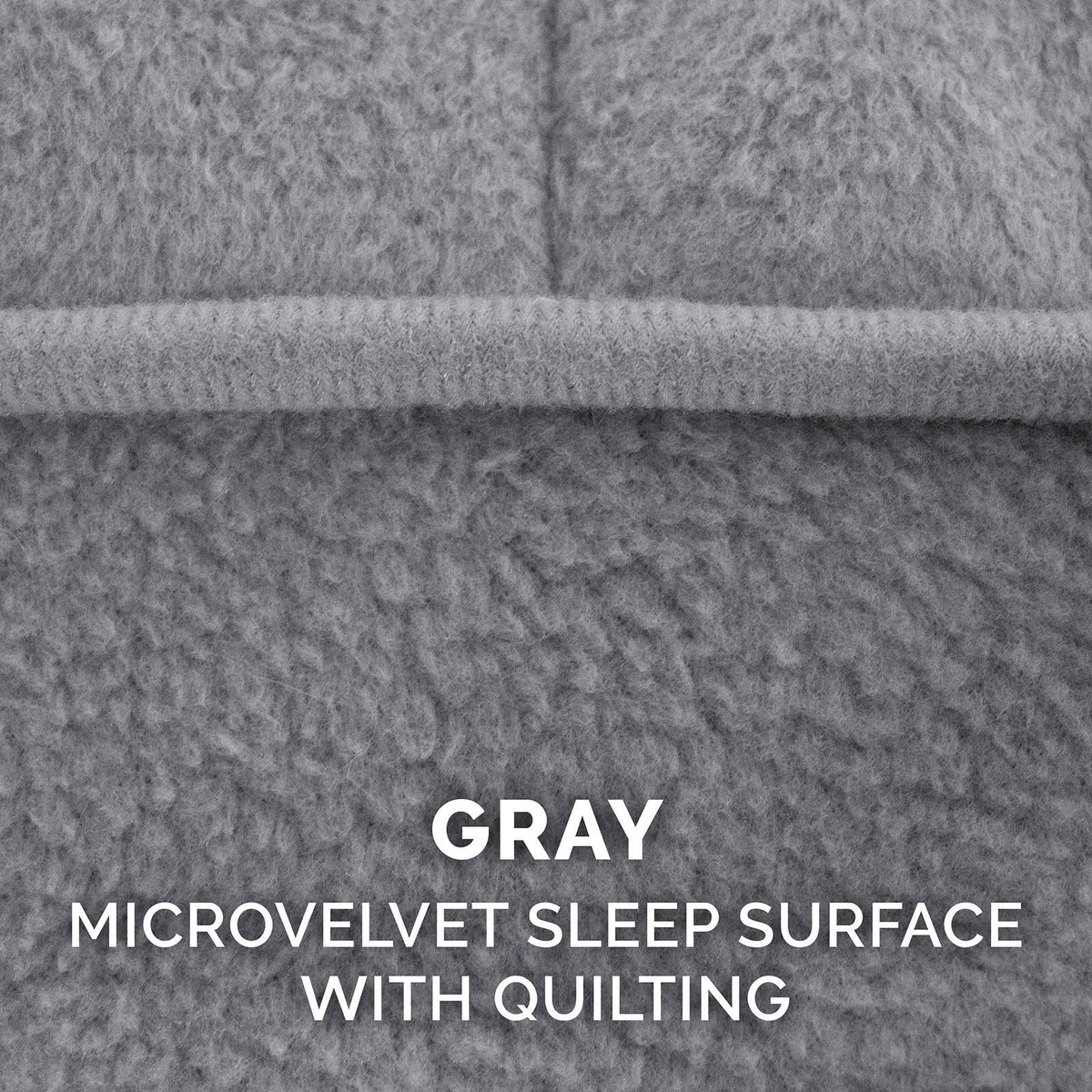 Giant Gray Memory Foam Pet Bed for Dogs u0026 Cats S236928