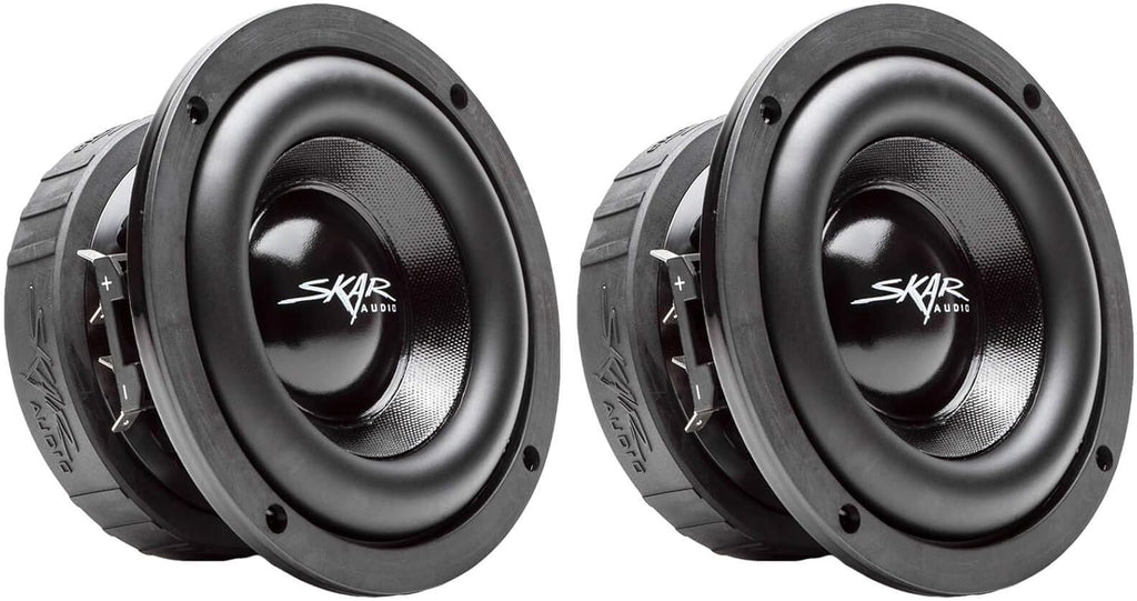 6.5 400 Watt Dual 2 Ohm Car Subwoofers, Pair of 2 U5201