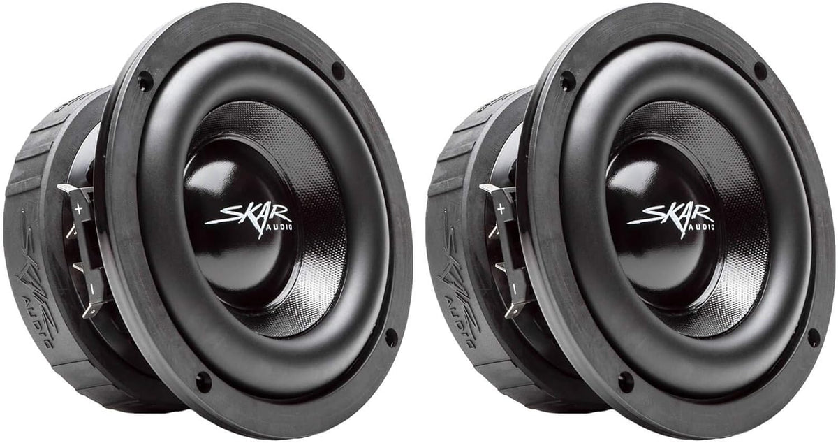 6.5 400 Watt Dual 2 Ohm Car Subwoofers, Pair of 2 U5201
