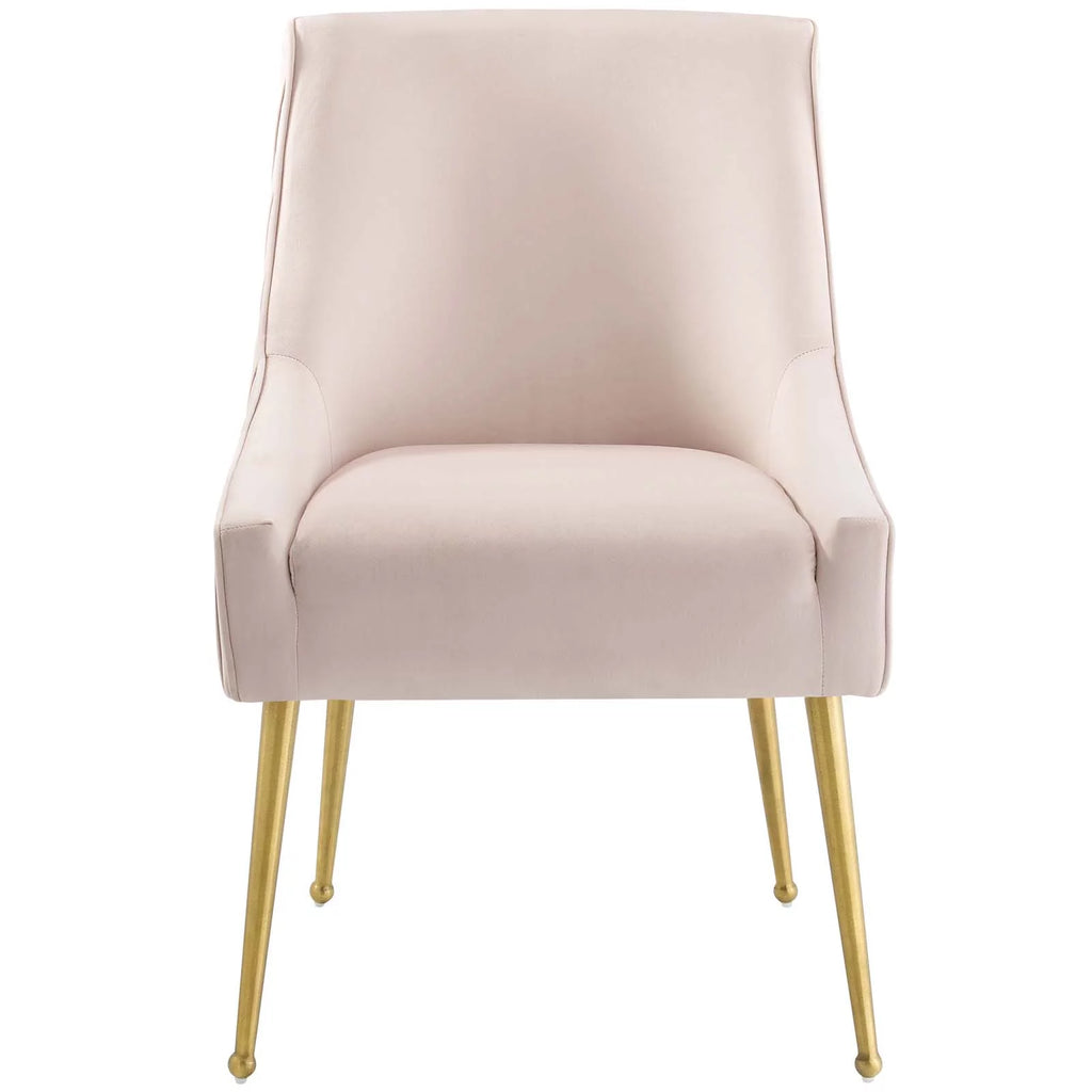 Pink Upholstered Velvet Dining Chair A214087