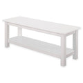 White Wood Entry Bench I894224