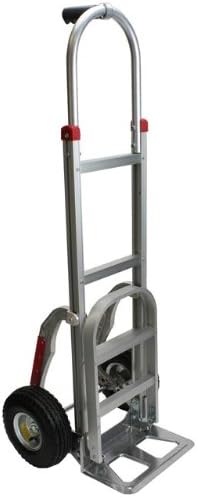 Aluminum Hand Dolly with Stair Climbers and Pneumatic Wheels T286929