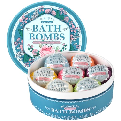 7 Packs Shea Butter Bath Bombs Set X291