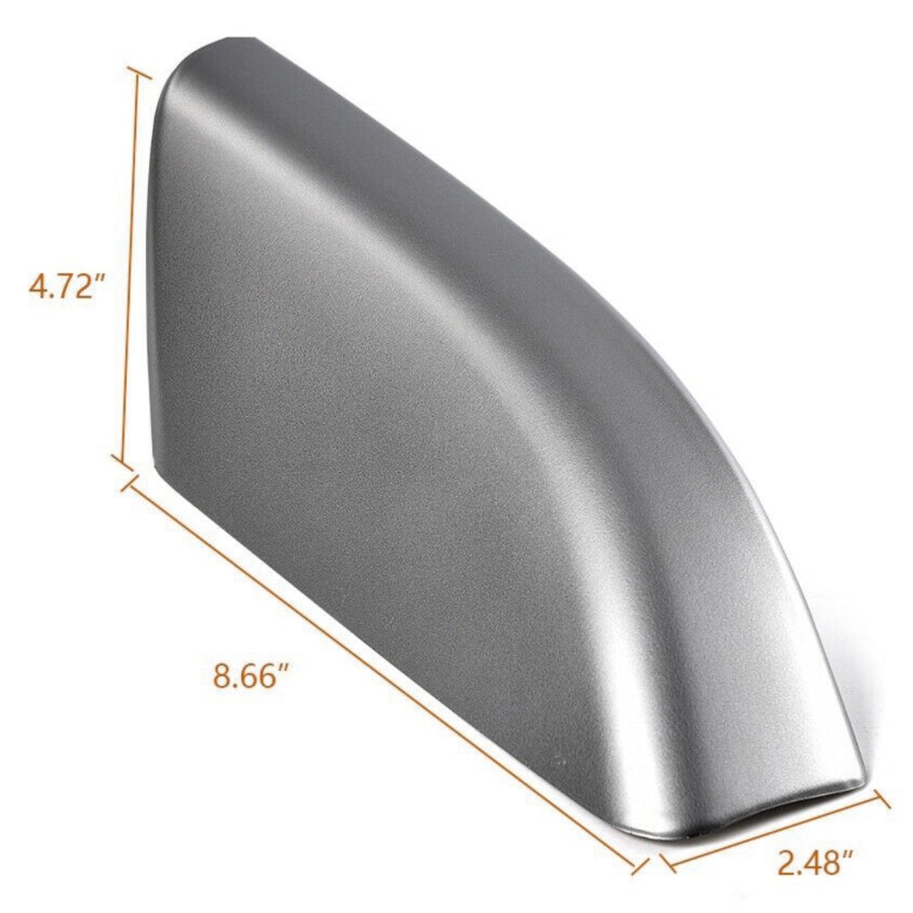 SILVER ROOF RAILS RACK END COVER W1012