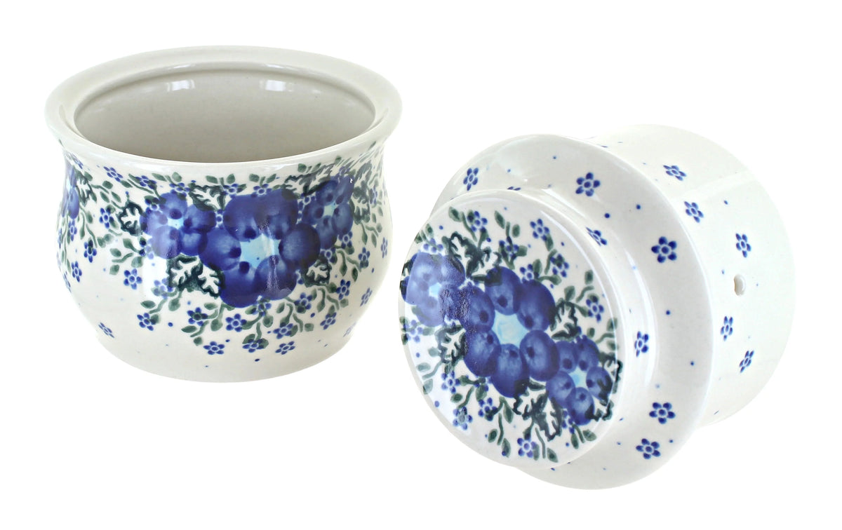 Blue French Butter Dish S232