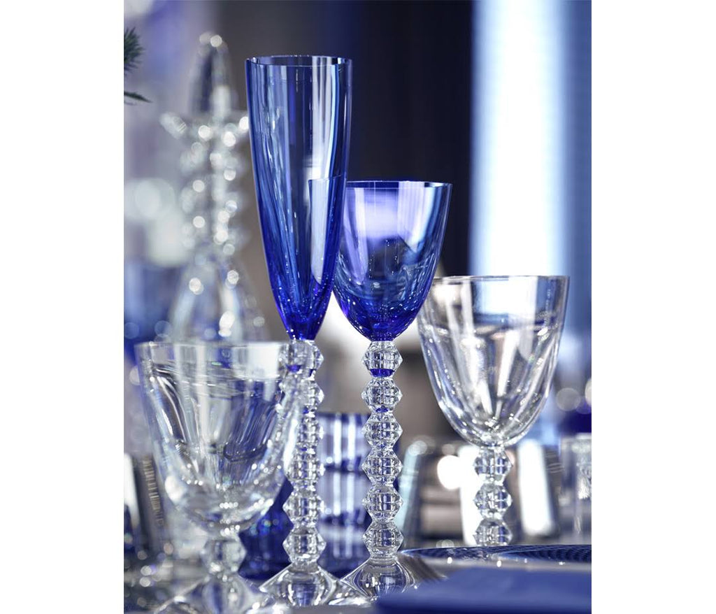 Blue Crystal Flute Set of 2 R2823