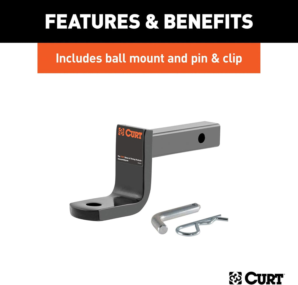 Class 1 Trailer Hitch with Ball Mount, 1-1/4-In Receiver O6877