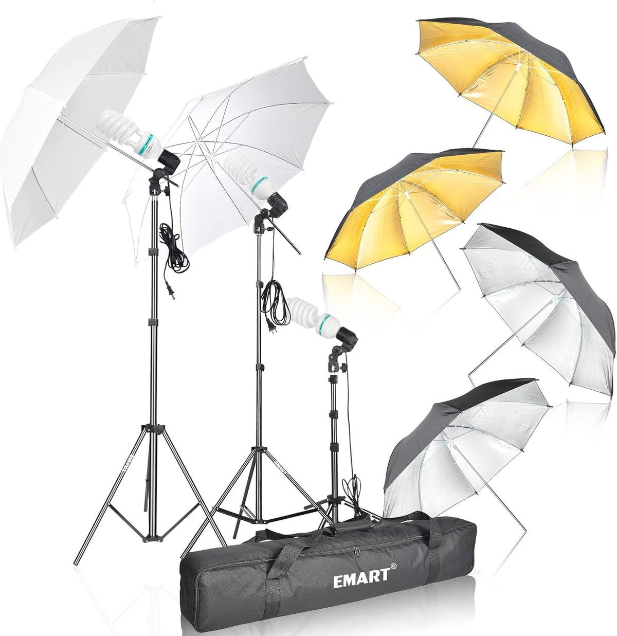 1575W 5500K Photo Video Studio Continuous Reflector Lights K505