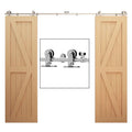 14Ft Stainless Steel Sliding Barn Door Hardware Kit T84977