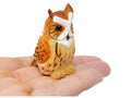 Wooden Owl Figurine D36612