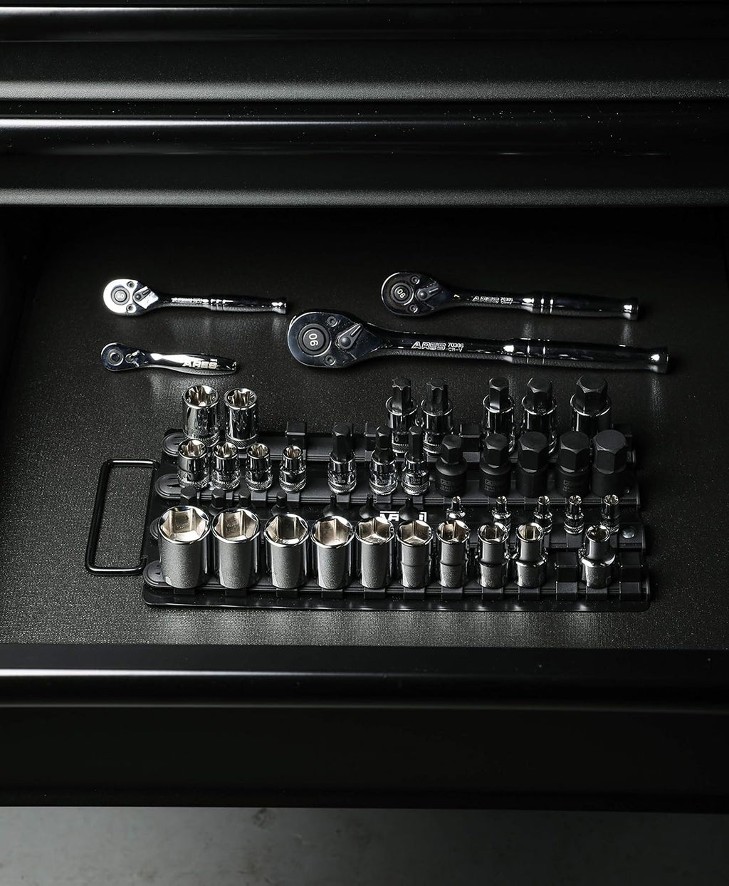 96-Piece Socket Organizer Tray Set with Red and Black Trays M667300
