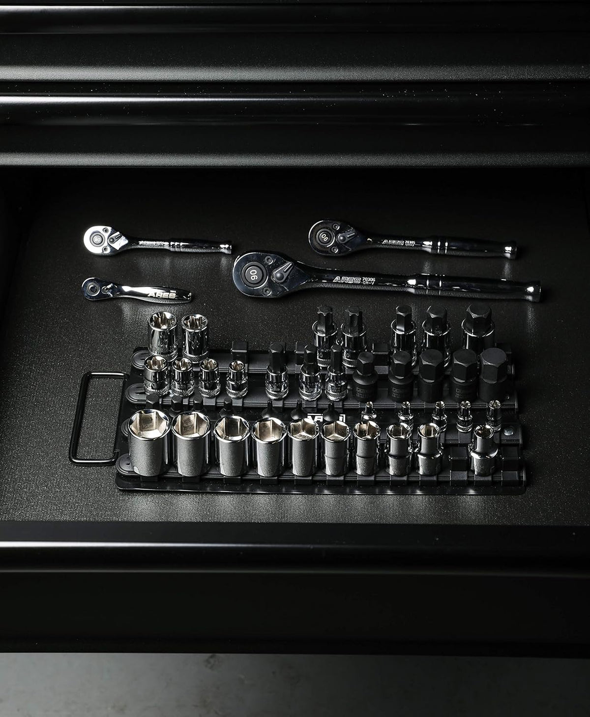 96-Piece Socket Organizer Tray Set with Red and Black Trays M667300