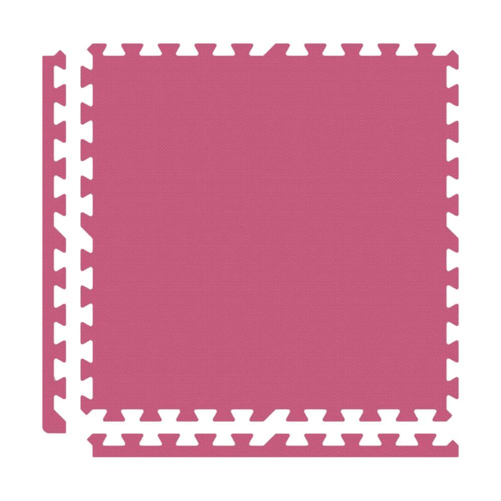 Pink Interlocking Foam Floor Mat Set V1075