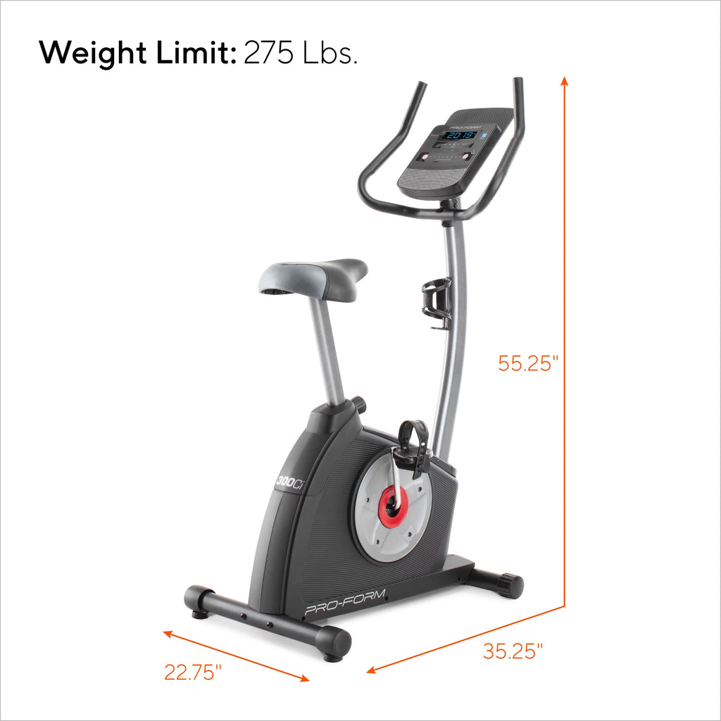 Upright Stationary Exercise Bike B967464
