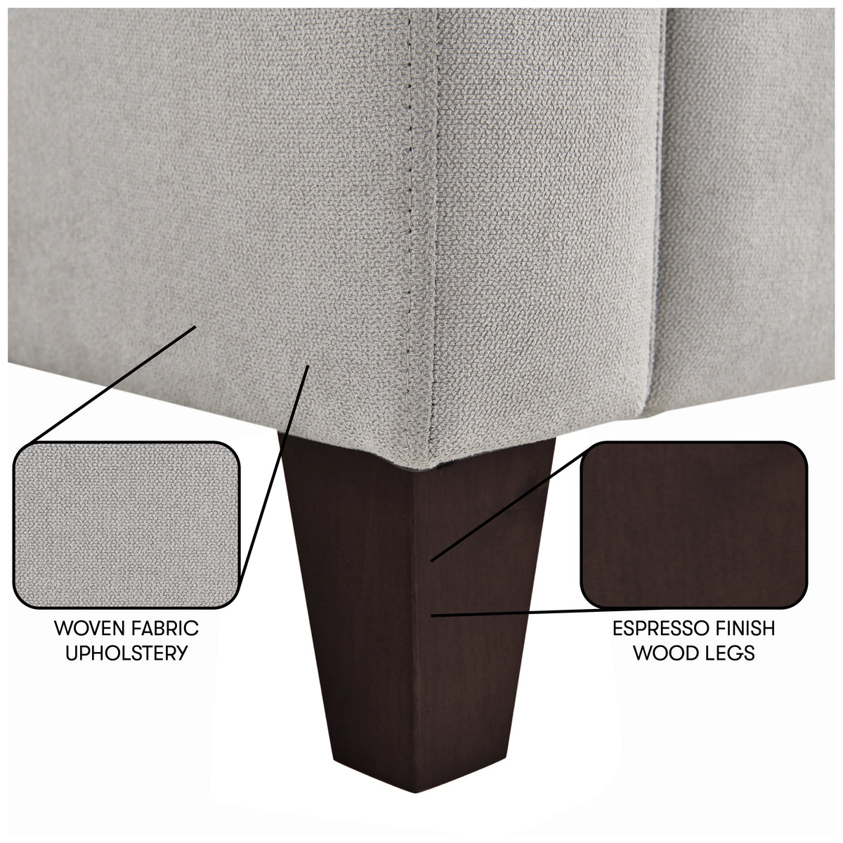 Sand Fabric Sofa G2180