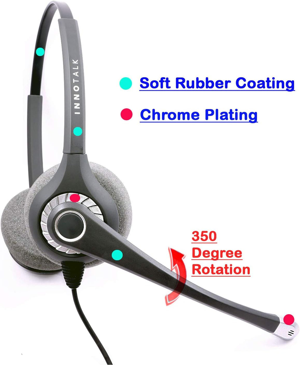 Noise Cancelling Mic Headset W2712