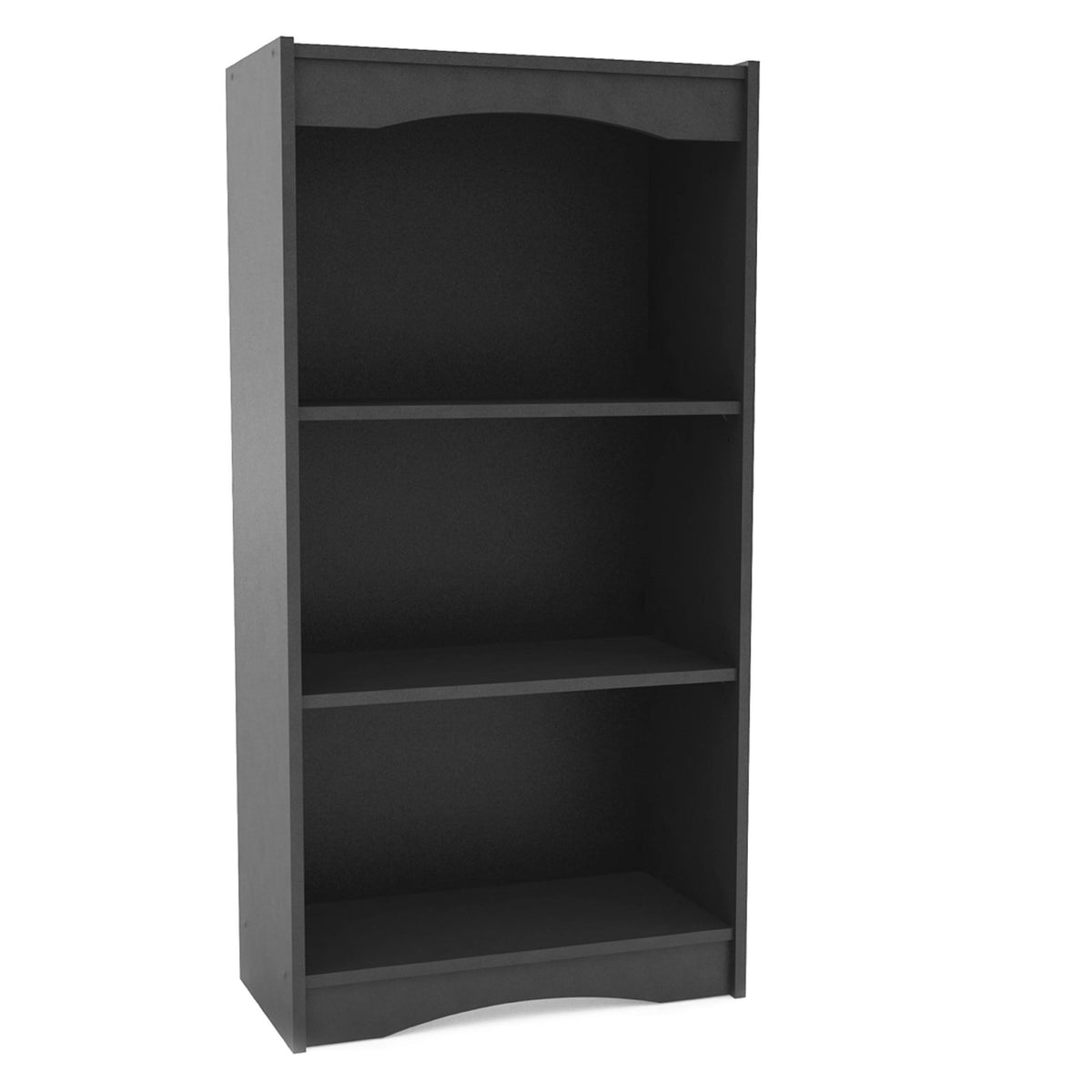 48" Tall Midnight Black Bookcase V20641