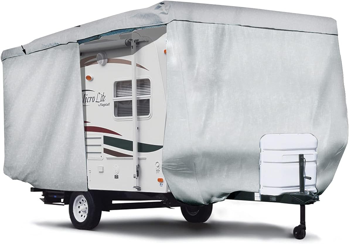 Travel Trailer RV Cover with Access Panels Fits 33'-35'L K267