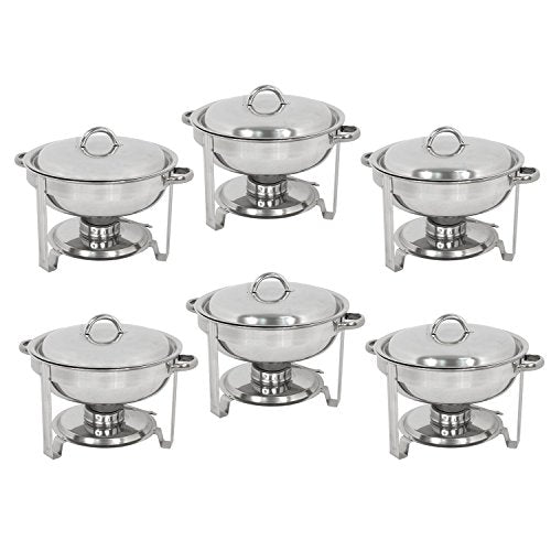 5 Qt Stainless Steel Chafing Dish Set of 2 H23796