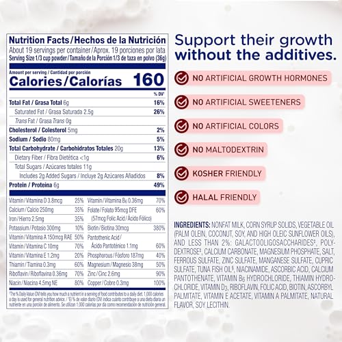 Toddler Nutritional Drink, Non-GMO Milk Powder, 24 Oz F878361