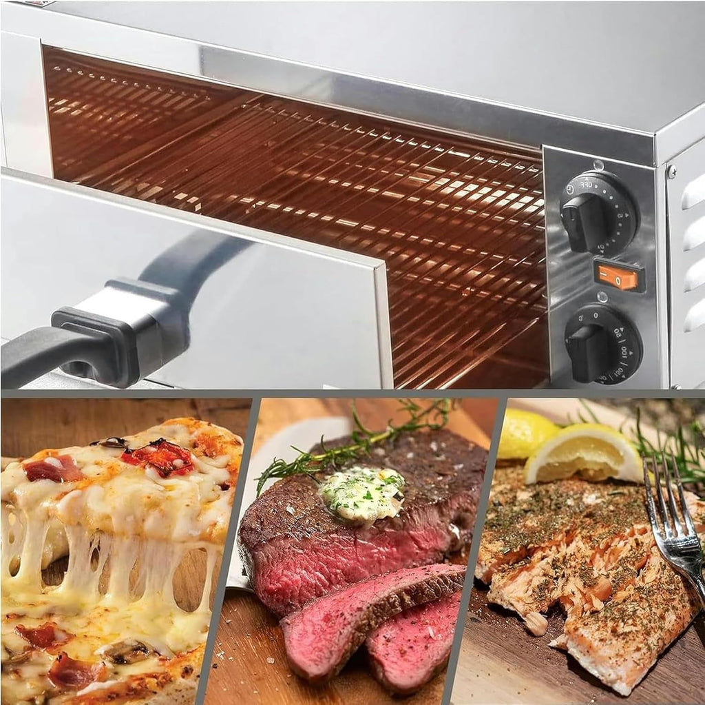 Stainless Steel 2-Layers Electric Pizza Oven M5292