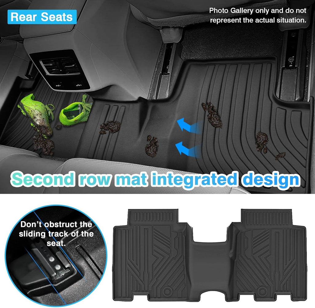 All Weather Floor Liners 1st & 2nd Row 3D TPE B485