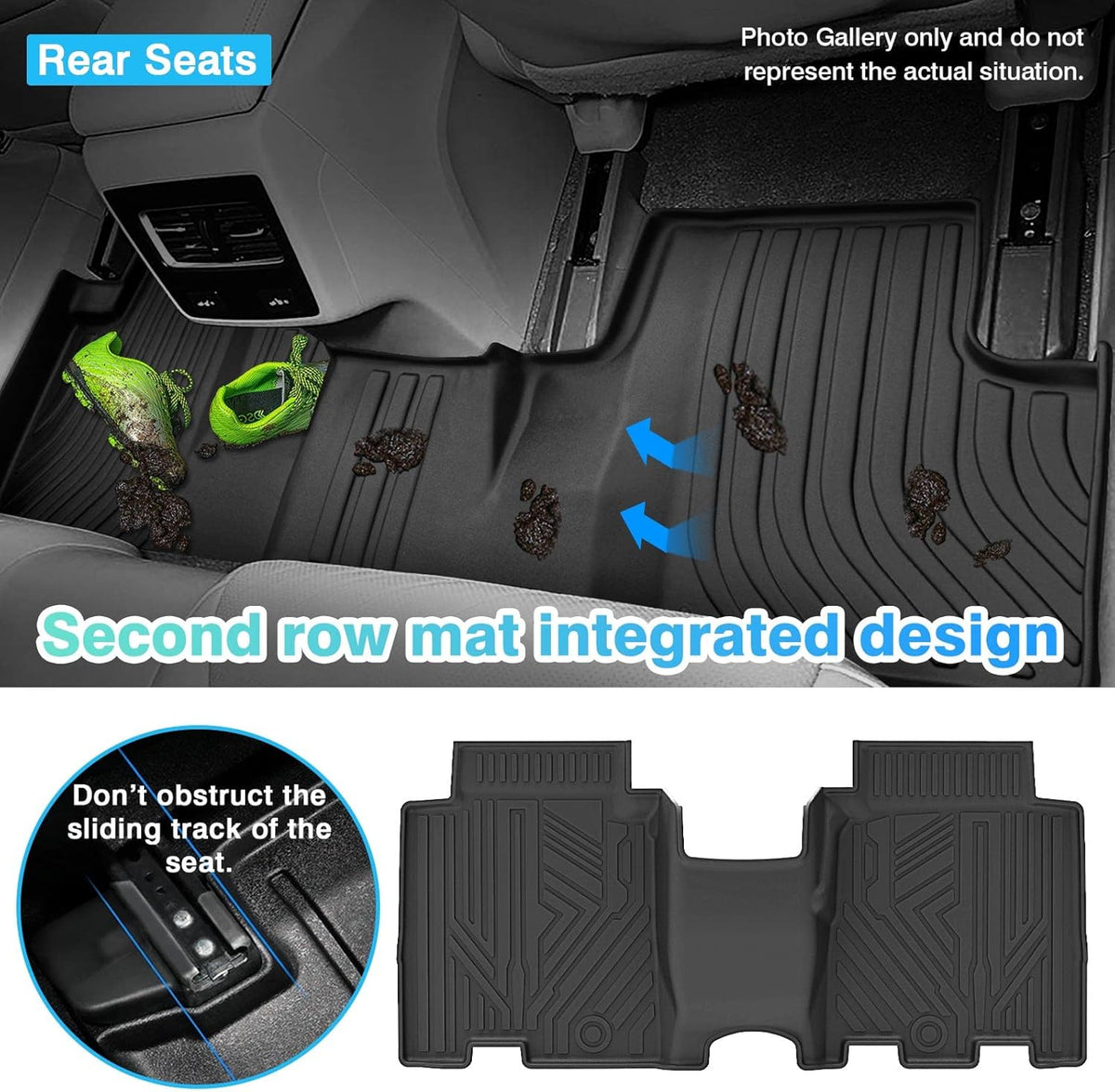 All Weather Floor Liners 1st & 2nd Row 3D TPE B485