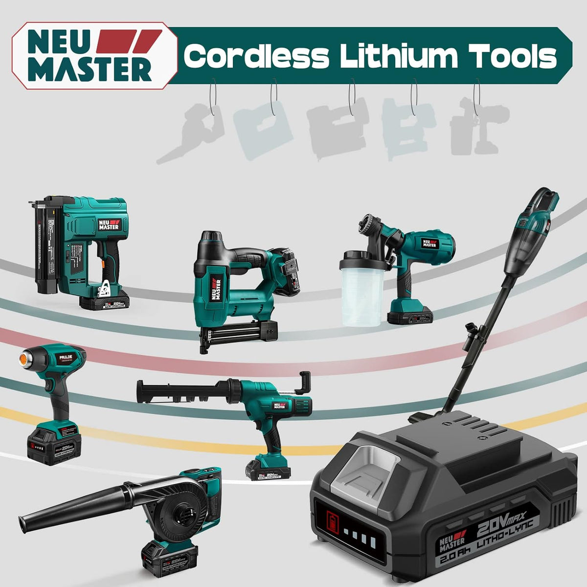 Cordless Battery Powered Brad Nailer Staple Gun S278561