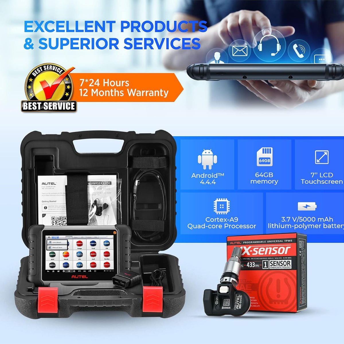 TPMS Scan Tool with 28+ Service Functions B23666