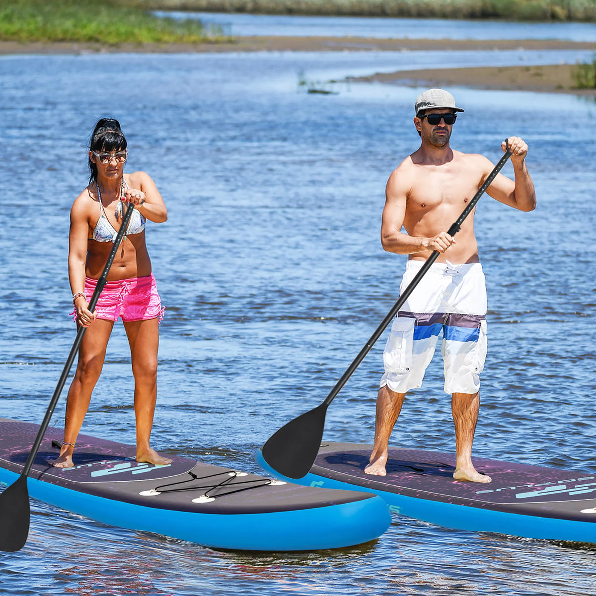 10.5' Inflatable Stand Up Paddle Board with Bag P714236