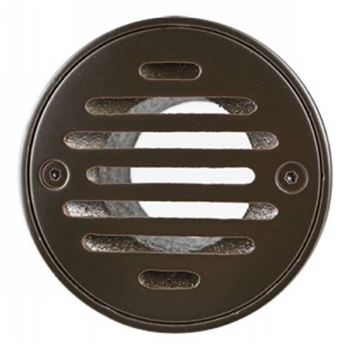 4x22 Round Solid Nickel Bronze Plated Grid Shower Drain R579830