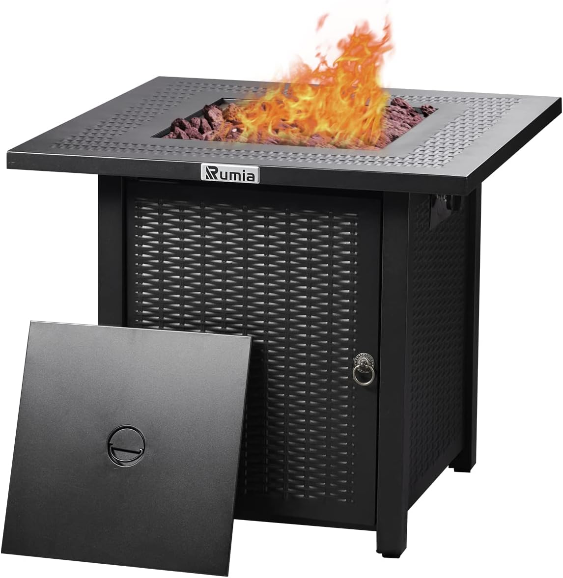 Propane Fire Pit Table with Lid Z682511
