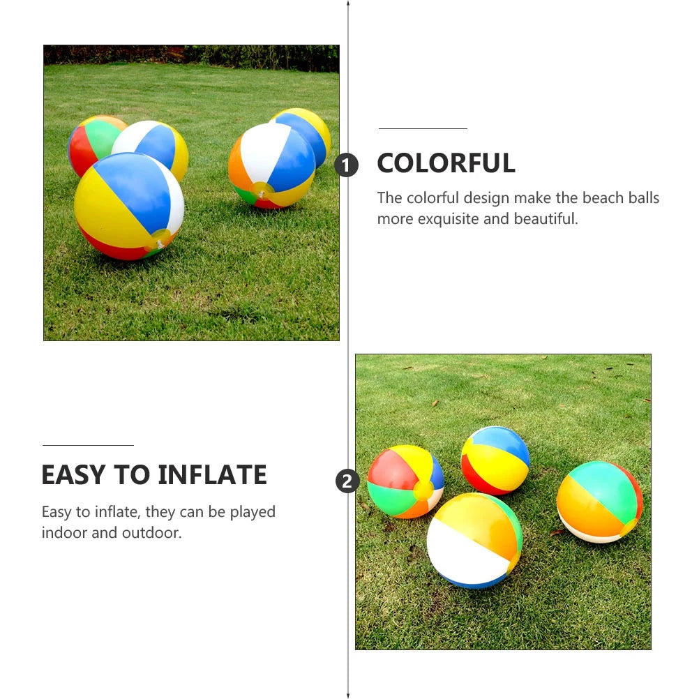 3Pcs Inflatable Beach Ball Pool Water Toy D8022