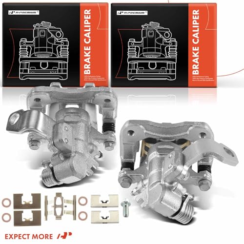 Disc Brake Caliper Assembly with Bracket Rear Right Passenger Side G35765