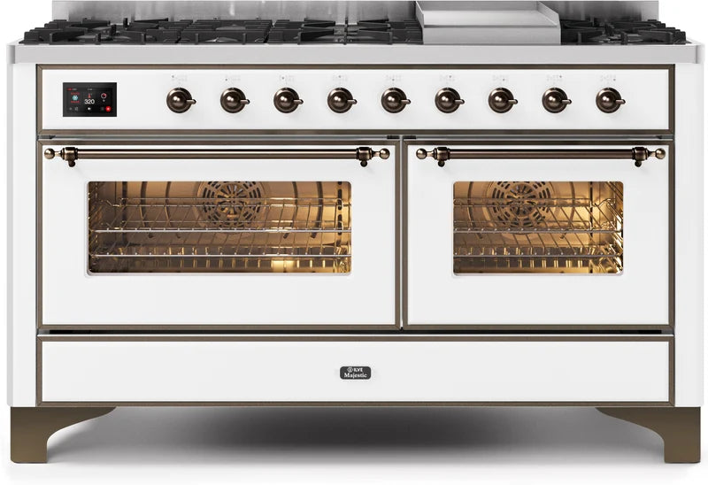 White Dual Fuel Propane Gas Range N81114