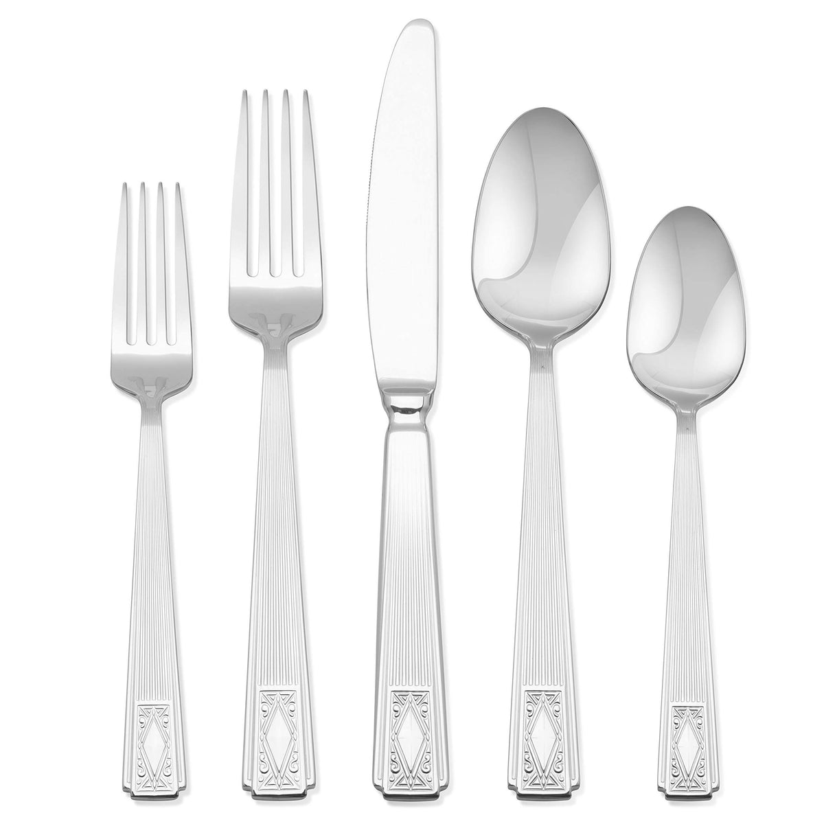 20-Piece Stainless Steel Flatware Set O754330